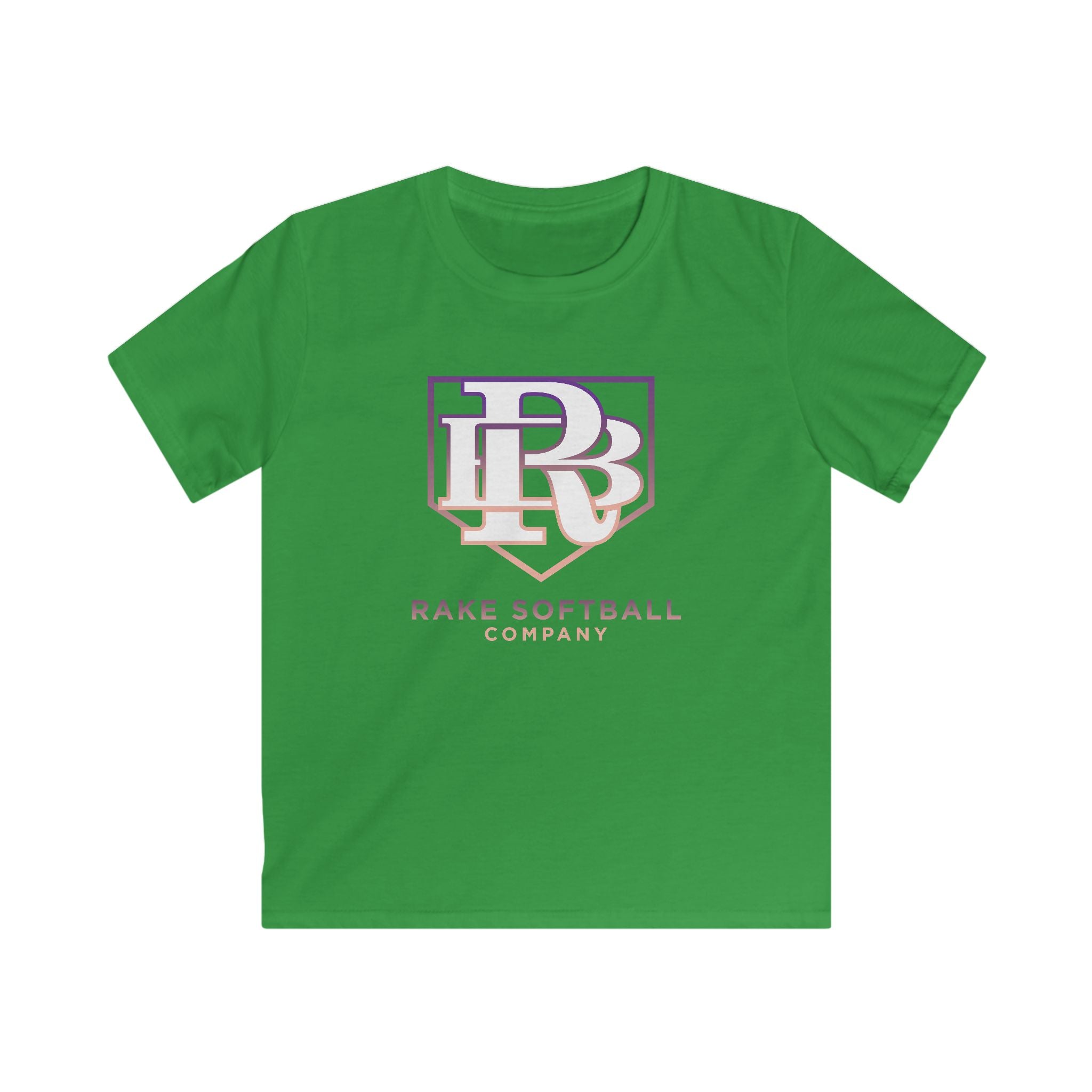 Kids RB Homeplate Softball Tee - Rake Baseball Company - RAKE BASEBALL | BASEBALL T-SHIRT | BASEBALL CLOTHING | GOOD VIBES ONLY