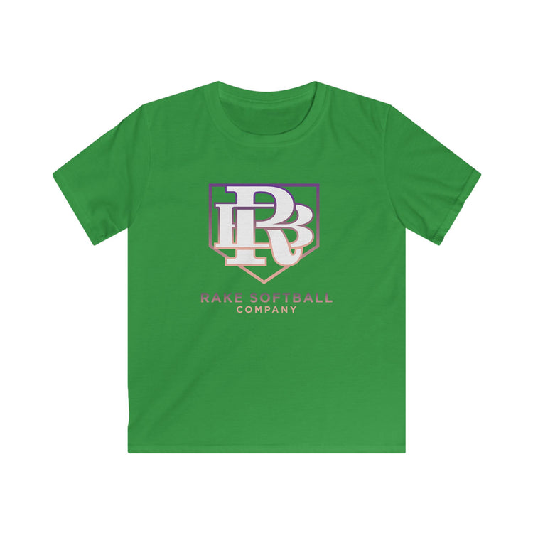 Kids RB Homeplate Softball Tee - Rake Baseball Company - RAKE BASEBALL | BASEBALL T-SHIRT | BASEBALL CLOTHING | GOOD VIBES ONLY