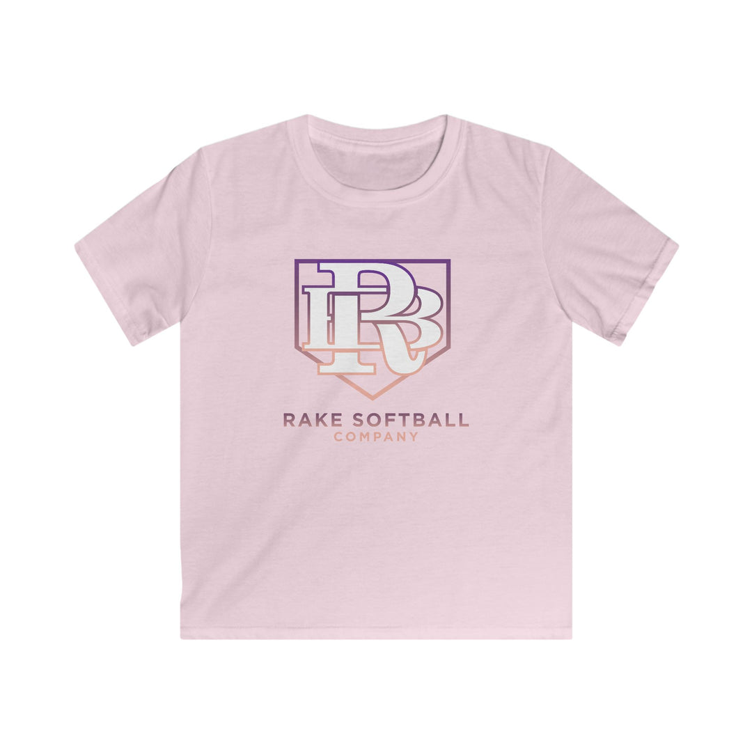 Kids RB Homeplate Softball Tee - Rake Baseball Company - RAKE BASEBALL | BASEBALL T-SHIRT | BASEBALL CLOTHING | GOOD VIBES ONLY