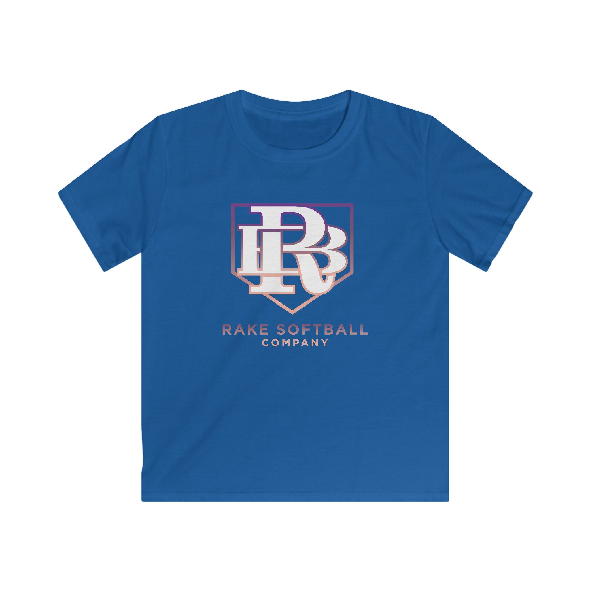 Kids RB Homeplate Softball Tee - Rake Baseball Company - RAKE BASEBALL | BASEBALL T-SHIRT | BASEBALL CLOTHING | GOOD VIBES ONLY