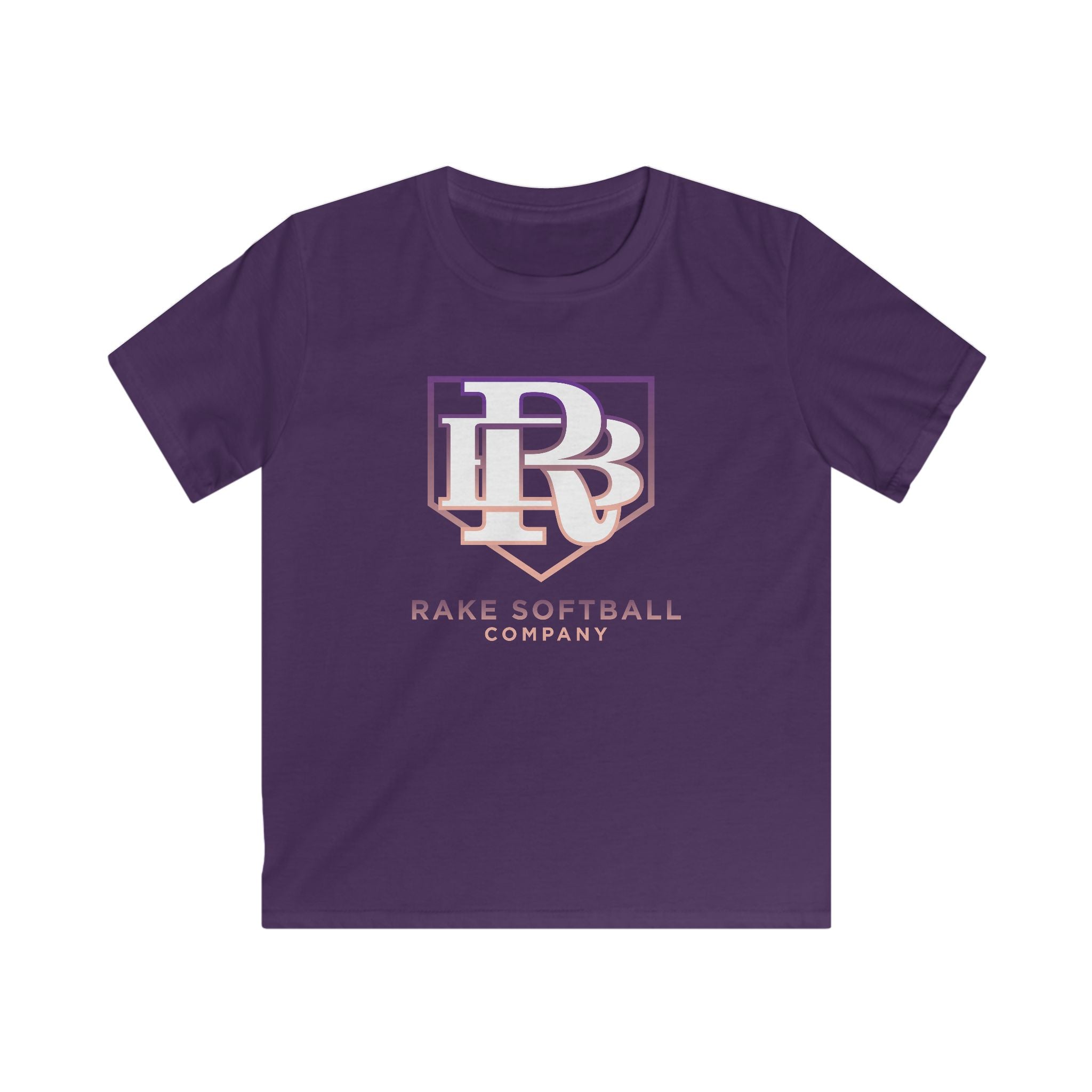 Kids RB Homeplate Softball Tee - Rake Baseball Company - RAKE BASEBALL | BASEBALL T-SHIRT | BASEBALL CLOTHING | GOOD VIBES ONLY