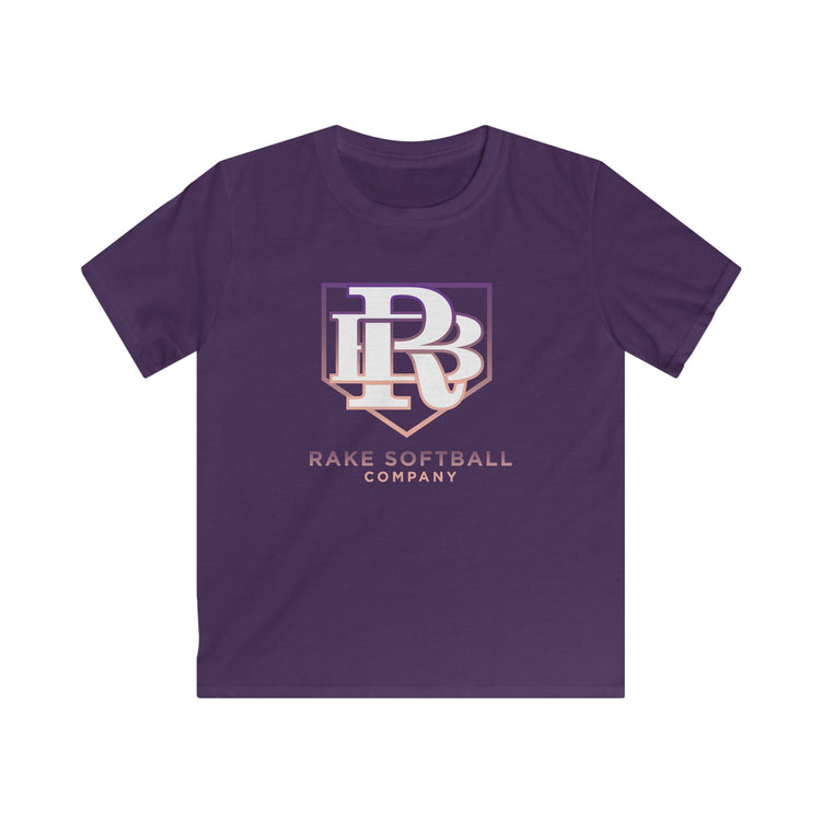 Kids RB Homeplate Softball Tee - Rake Baseball Company - RAKE BASEBALL | BASEBALL T-SHIRT | BASEBALL CLOTHING | GOOD VIBES ONLY