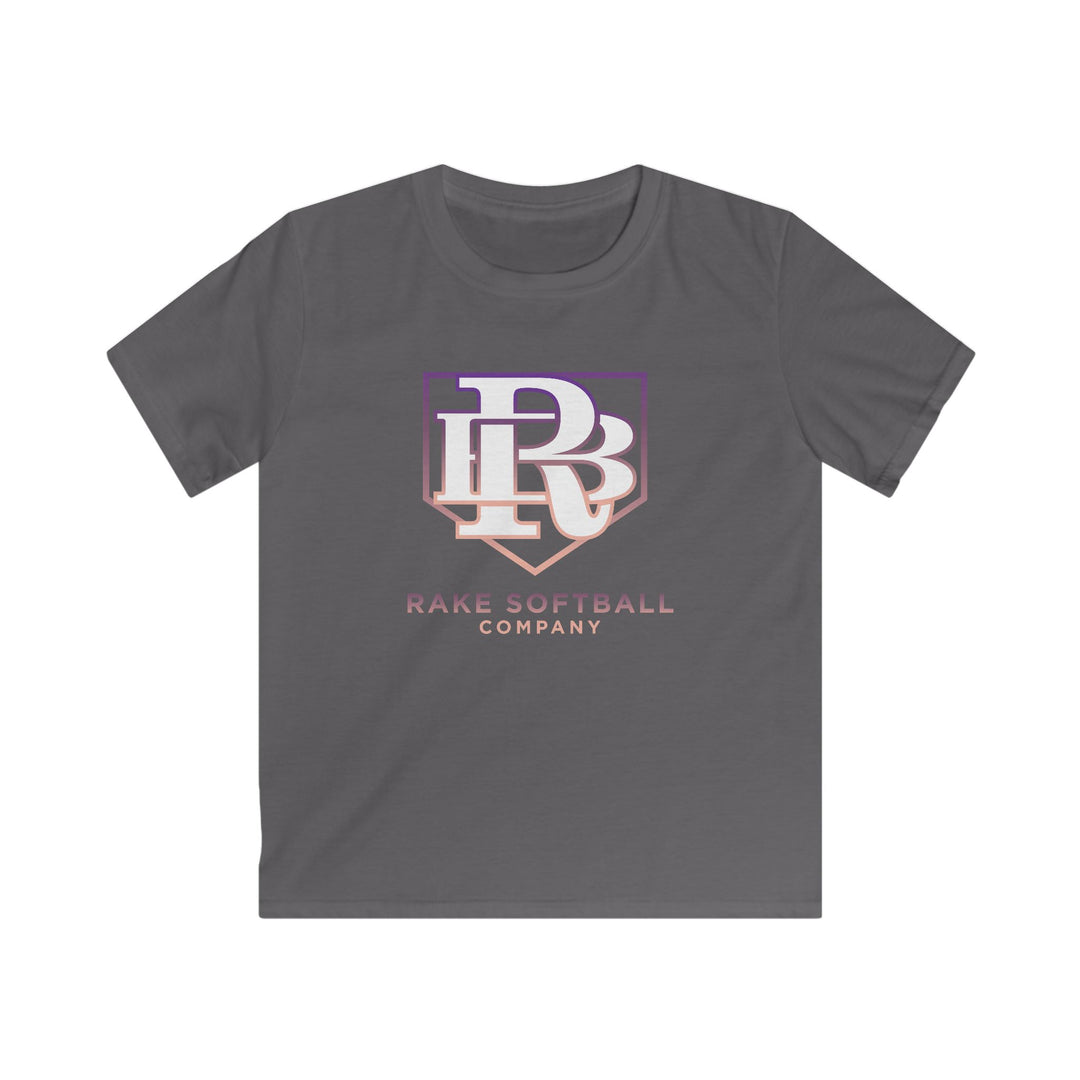 Kids RB Homeplate Softball Tee - Rake Baseball Company - RAKE BASEBALL | BASEBALL T-SHIRT | BASEBALL CLOTHING | GOOD VIBES ONLY