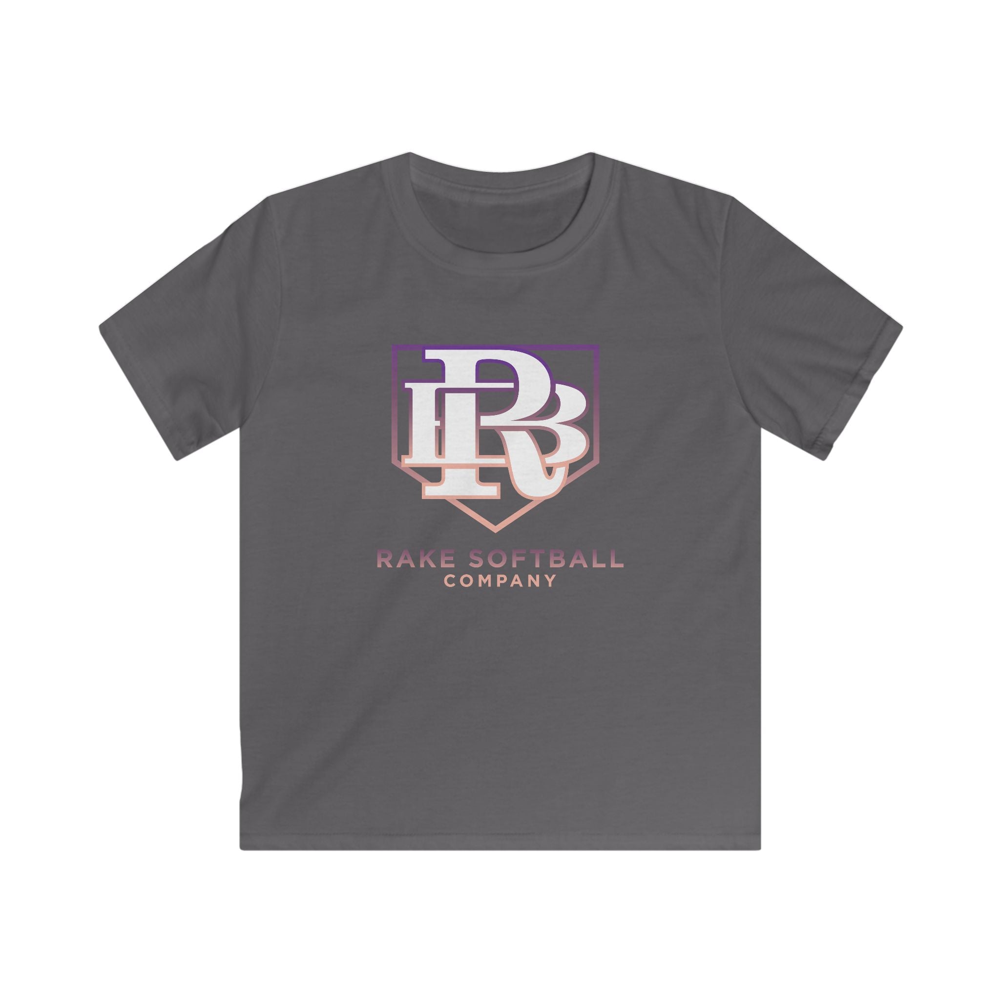 Kids RB Homeplate Softball Tee - Rake Baseball Company - RAKE BASEBALL | BASEBALL T-SHIRT | BASEBALL CLOTHING | GOOD VIBES ONLY