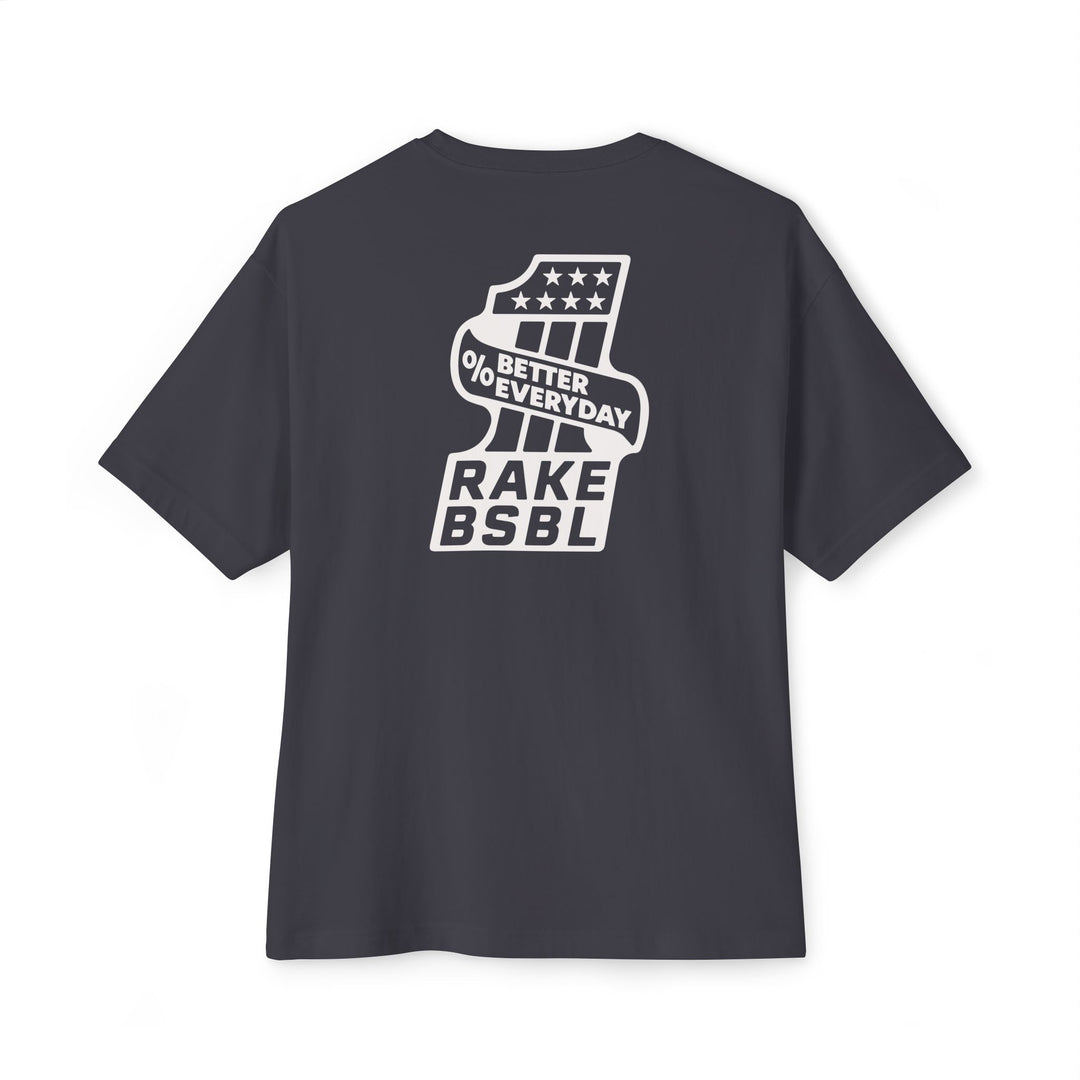 One Percent Better Oversized Tee