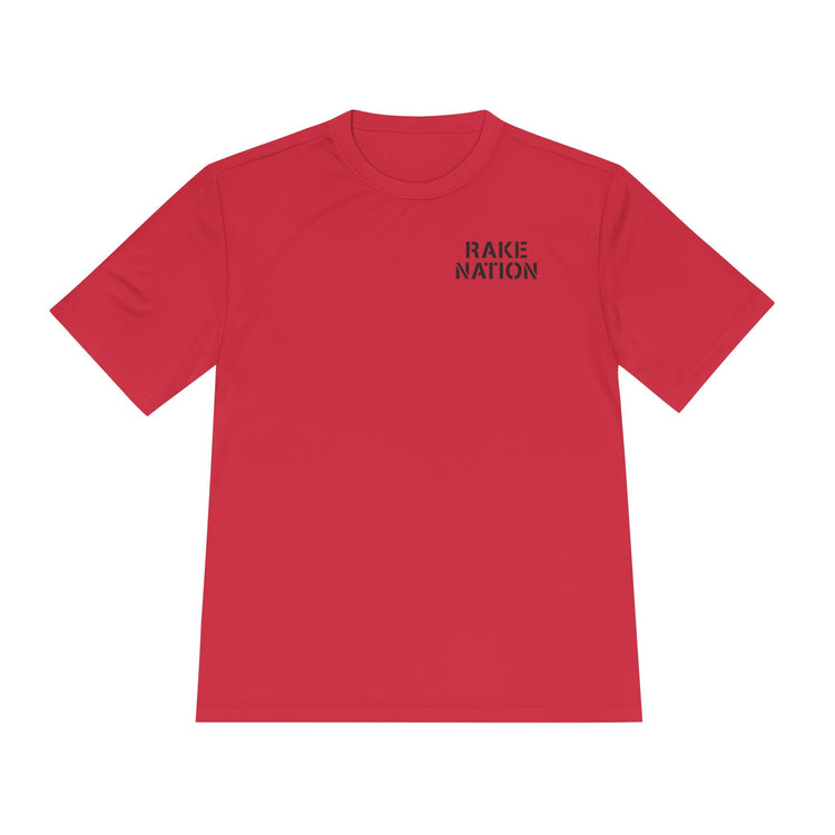 Rake Nation Dry Fit Tee - Rake Baseball Company - RAKE BASEBALL | BASEBALL T-SHIRT | BASEBALL CLOTHING | GOOD VIBES ONLY