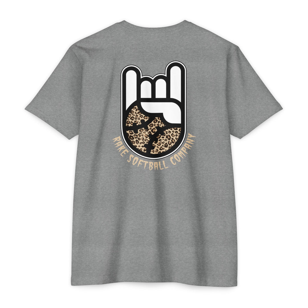 Rake Softball Cheetah Tee - Rake Baseball Company - RAKE BASEBALL | BASEBALL T-SHIRT | BASEBALL CLOTHING | GOOD VIBES ONLY