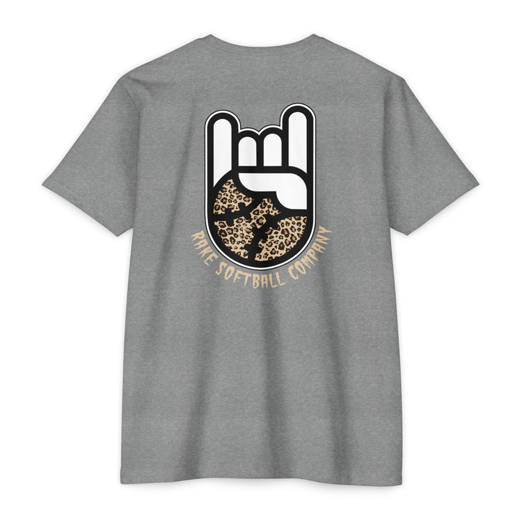 Rake Softball Cheetah Tee - Rake Baseball Company - RAKE BASEBALL | BASEBALL T-SHIRT | BASEBALL CLOTHING | GOOD VIBES ONLY