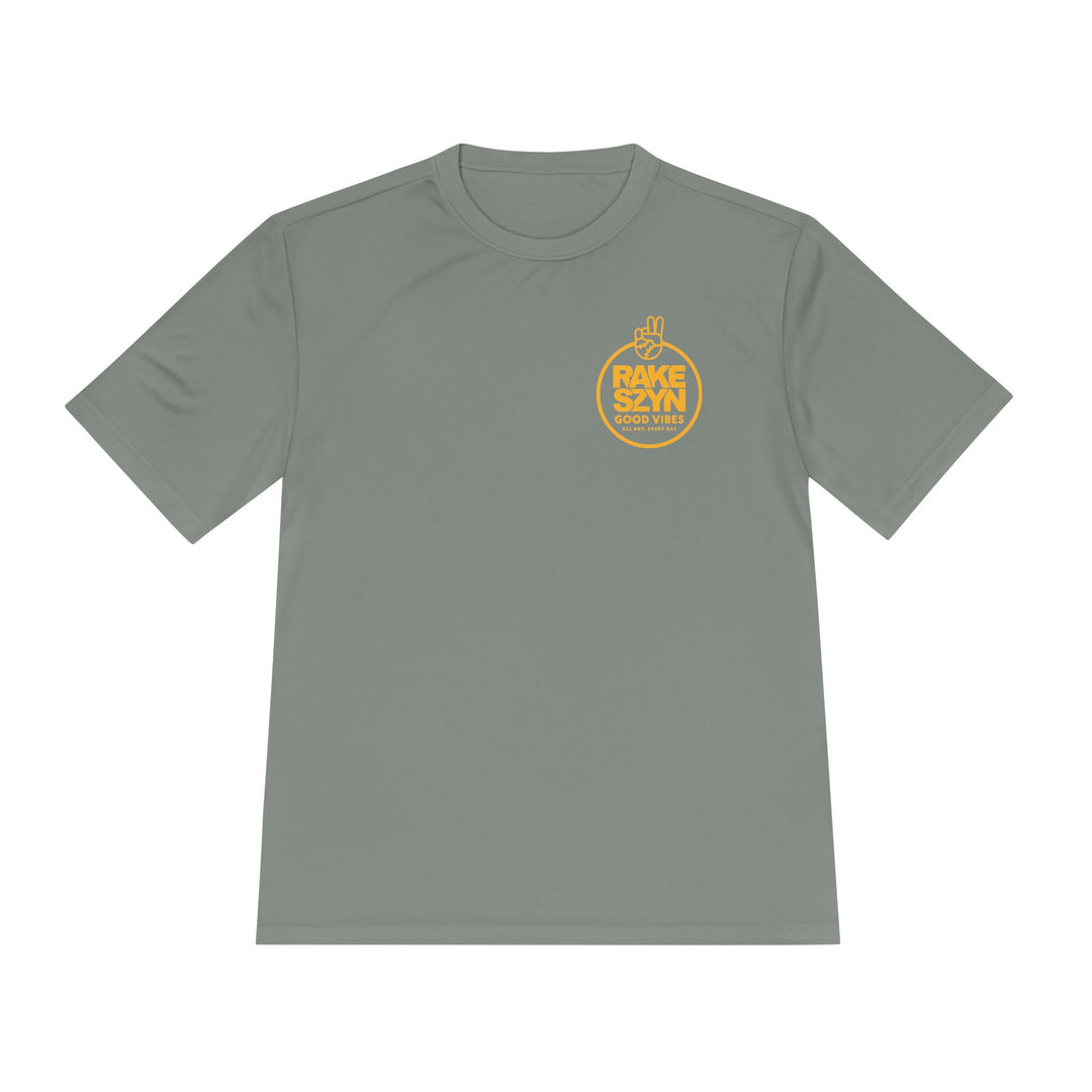 Rake SZYN Dry Fit Tee - Rake Baseball Company - RAKE BASEBALL | BASEBALL T-SHIRT | BASEBALL CLOTHING | GOOD VIBES ONLY