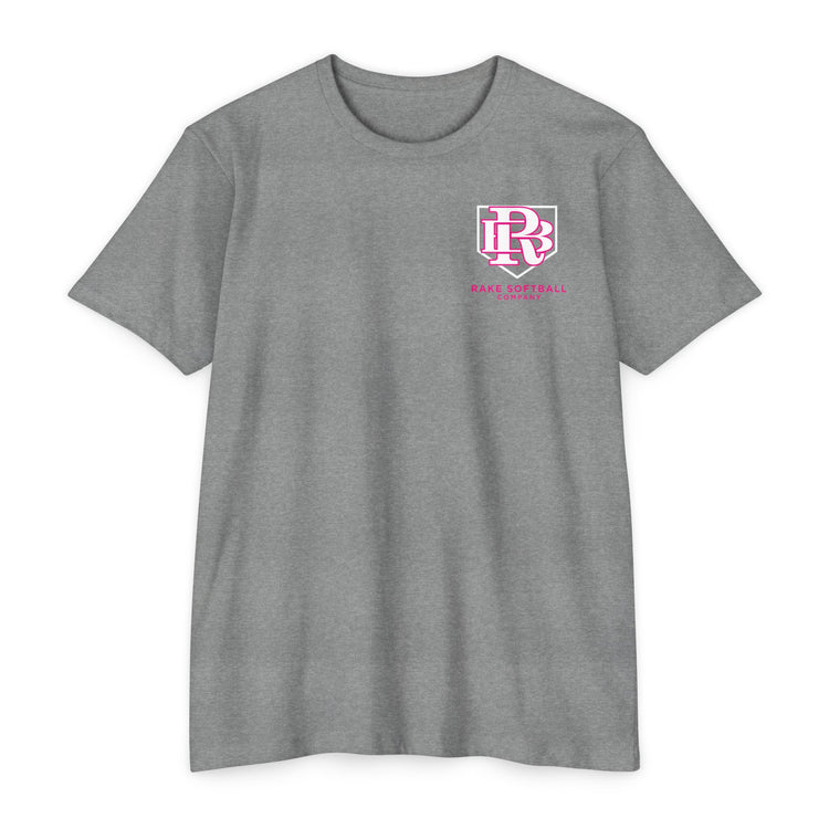 RB Homeplate Softball Tee - Rake Baseball Company - RAKE BASEBALL | BASEBALL T-SHIRT | BASEBALL CLOTHING | GOOD VIBES ONLY