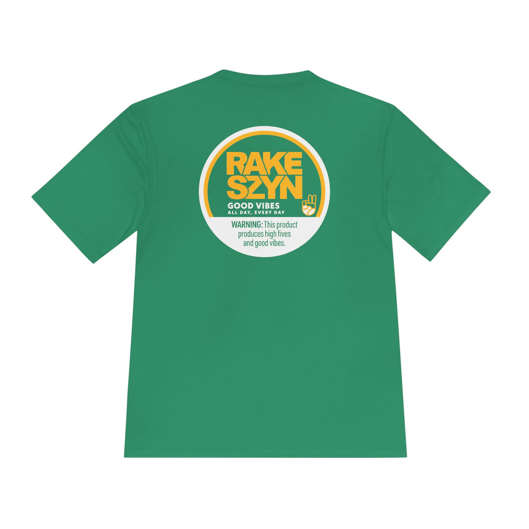 Rake SZYN Dry Fit Tee - Rake Baseball Company - RAKE BASEBALL | BASEBALL T-SHIRT | BASEBALL CLOTHING | GOOD VIBES ONLY