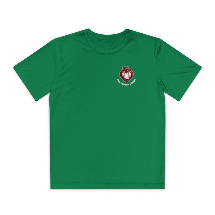 Kids True Amor Baseball Dry Fit Tee - Rake Baseball Company - RAKE BASEBALL | BASEBALL T-SHIRT | BASEBALL CLOTHING | GOOD VIBES ONLY