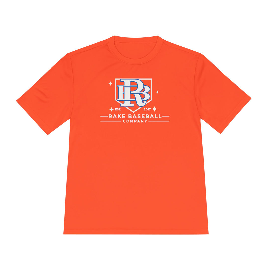 Rake Baseball Homeplate Tee Dry Fit Tee - Rake Baseball Company - RAKE BASEBALL | BASEBALL T-SHIRT | BASEBALL CLOTHING | GOOD VIBES ONLY