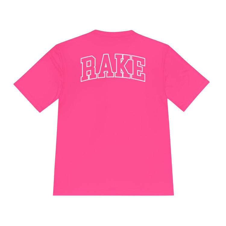 Rockin' Rake Dry Fit Tee - Rake Baseball Company - RAKE BASEBALL | BASEBALL T-SHIRT | BASEBALL CLOTHING | GOOD VIBES ONLY