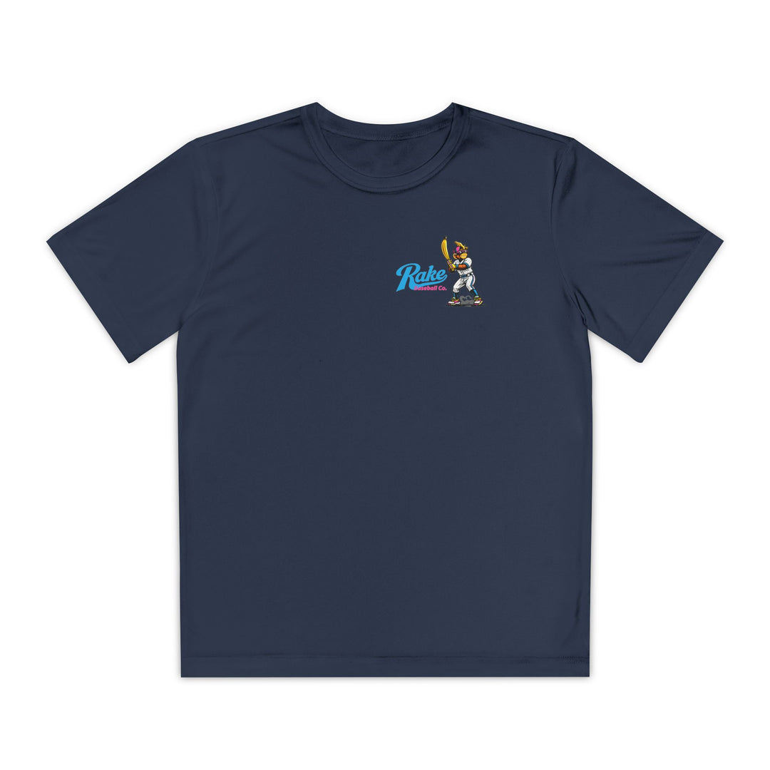 Kids Party Animals Inspired Dry Fit Tee - Rake Baseball Company - RAKE BASEBALL | BASEBALL T-SHIRT | BASEBALL CLOTHING | GOOD VIBES ONLY