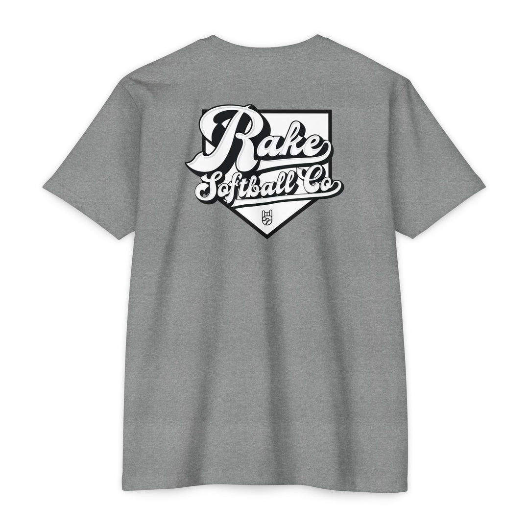 Rake Softball Co. Tee - Rake Baseball Company - RAKE BASEBALL | BASEBALL T-SHIRT | BASEBALL CLOTHING | GOOD VIBES ONLY