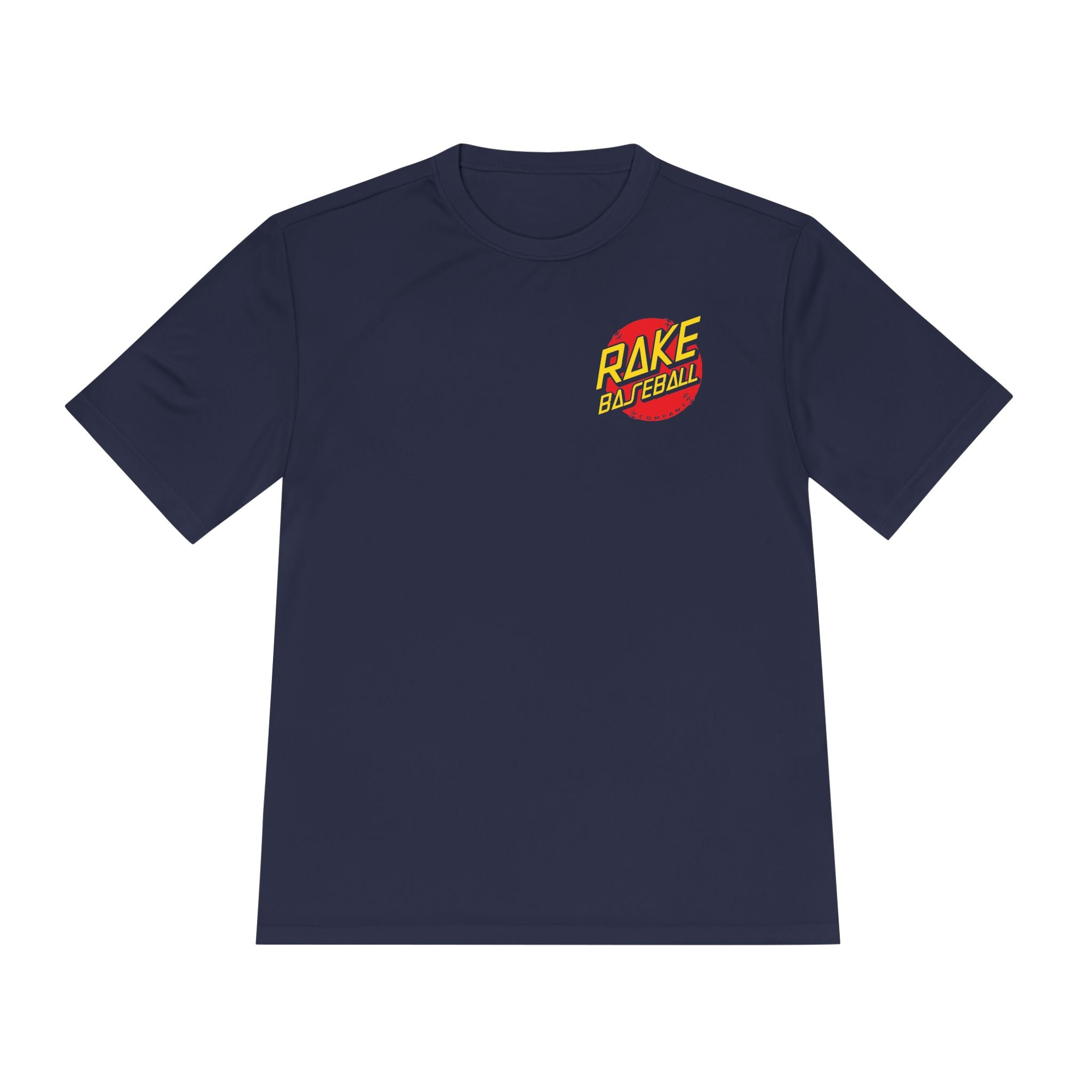 Rake Dot Dry Fit Tee - Rake Baseball Company - RAKE BASEBALL | BASEBALL T-SHIRT | BASEBALL CLOTHING | GOOD VIBES ONLY