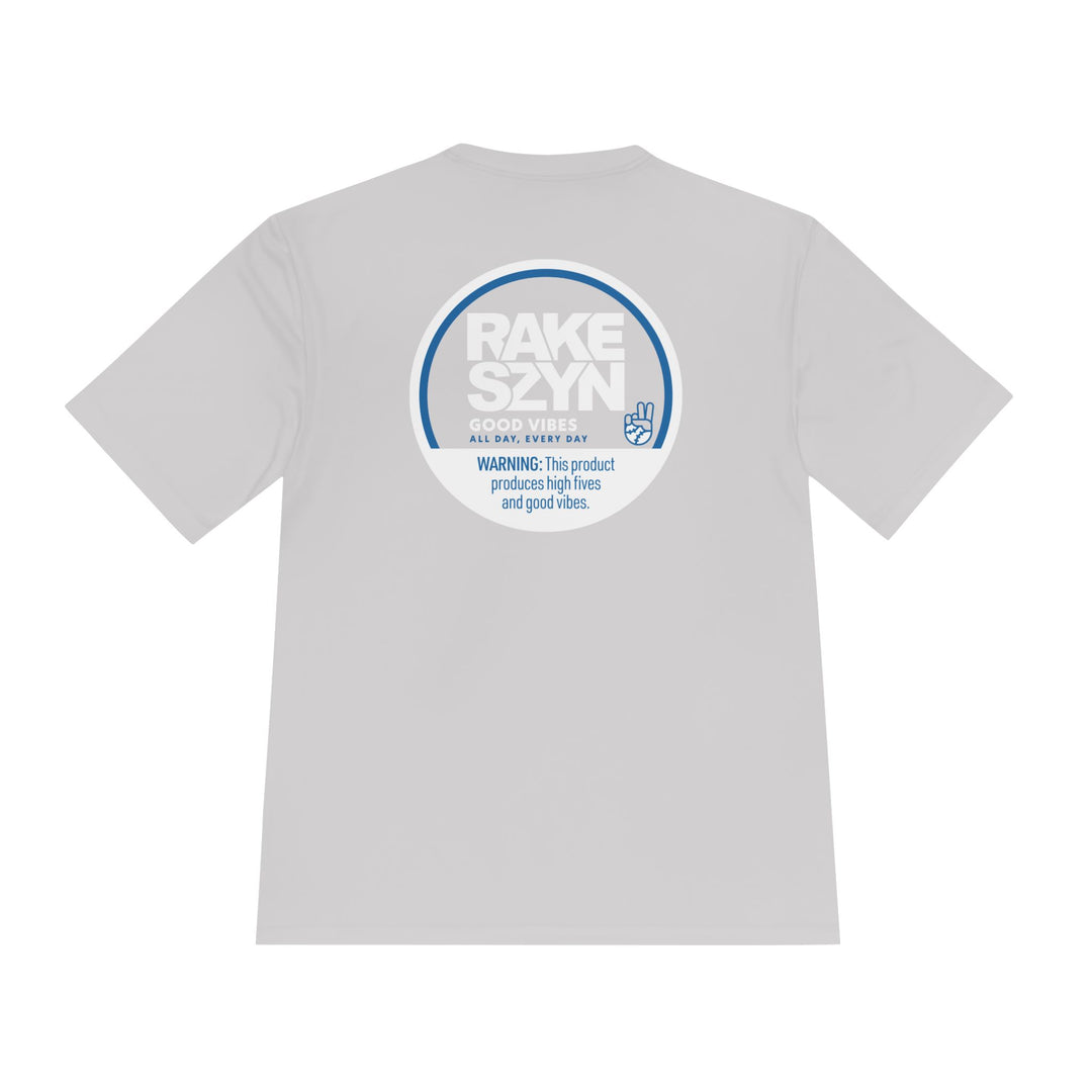 Rake SZYN Dry Fit Tee - Rake Baseball Company - RAKE BASEBALL | BASEBALL T-SHIRT | BASEBALL CLOTHING | GOOD VIBES ONLY