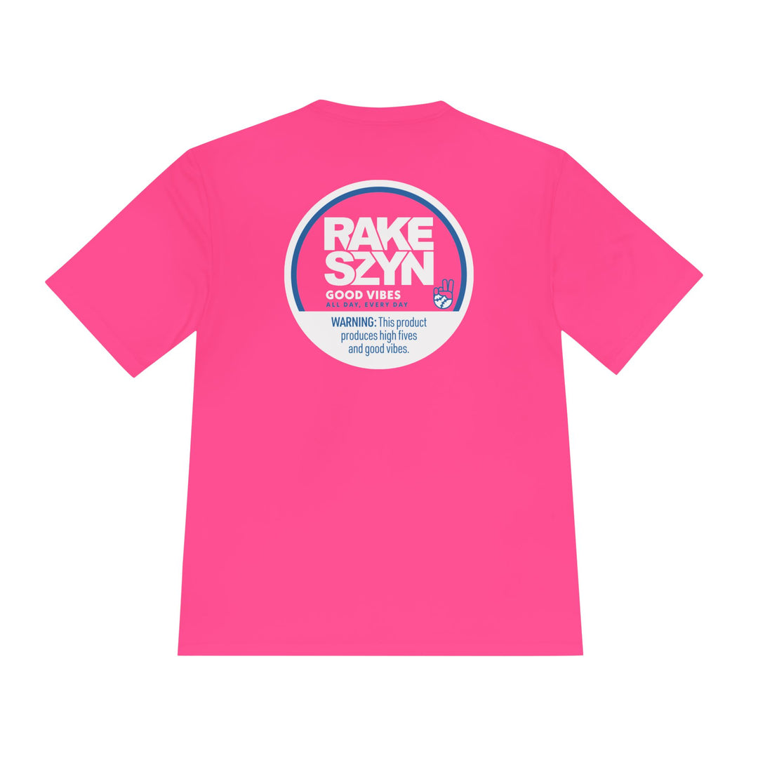 Rake SZYN Dry Fit Tee - Rake Baseball Company - RAKE BASEBALL | BASEBALL T-SHIRT | BASEBALL CLOTHING | GOOD VIBES ONLY