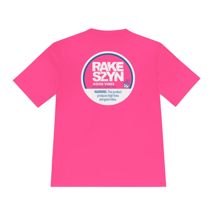 Rake SZYN Dry Fit Tee - Rake Baseball Company - RAKE BASEBALL | BASEBALL T-SHIRT | BASEBALL CLOTHING | GOOD VIBES ONLY