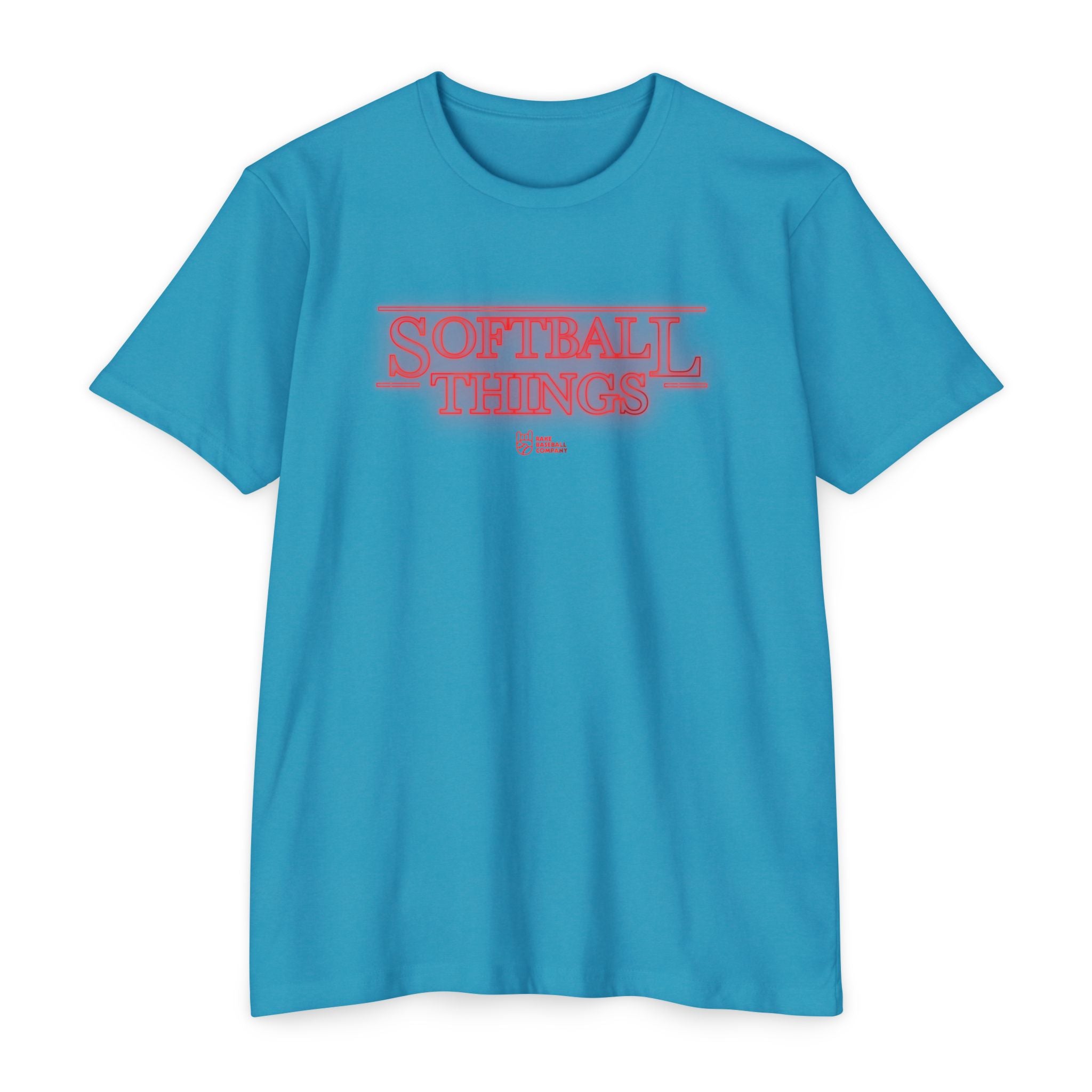 Softball Things Tee - Rake Baseball Company - RAKE BASEBALL | BASEBALL T-SHIRT | BASEBALL CLOTHING | GOOD VIBES ONLY