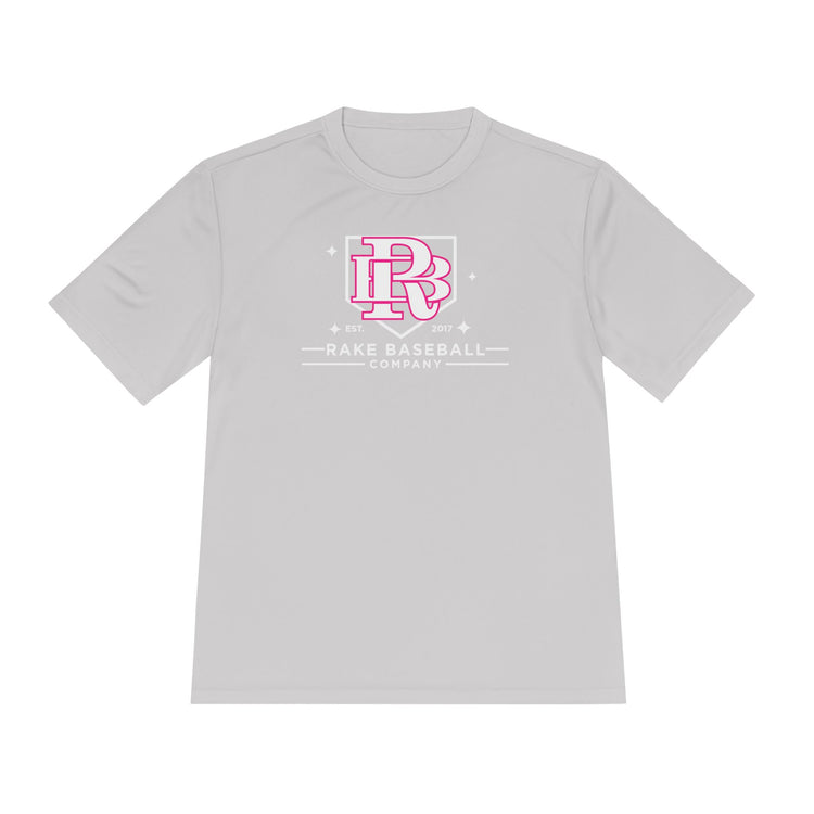Rake Baseball Homeplate Tee Dry Fit Tee - Rake Baseball Company - RAKE BASEBALL | BASEBALL T-SHIRT | BASEBALL CLOTHING | GOOD VIBES ONLY
