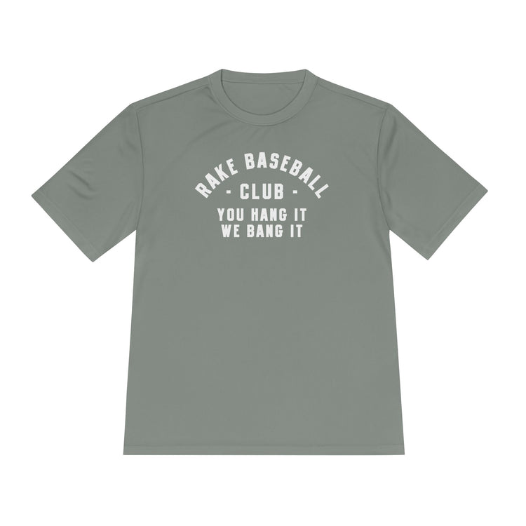 Rake Baseball Club Dry Fit Tee - Rake Baseball Company - RAKE BASEBALL | BASEBALL T-SHIRT | BASEBALL CLOTHING | GOOD VIBES ONLY