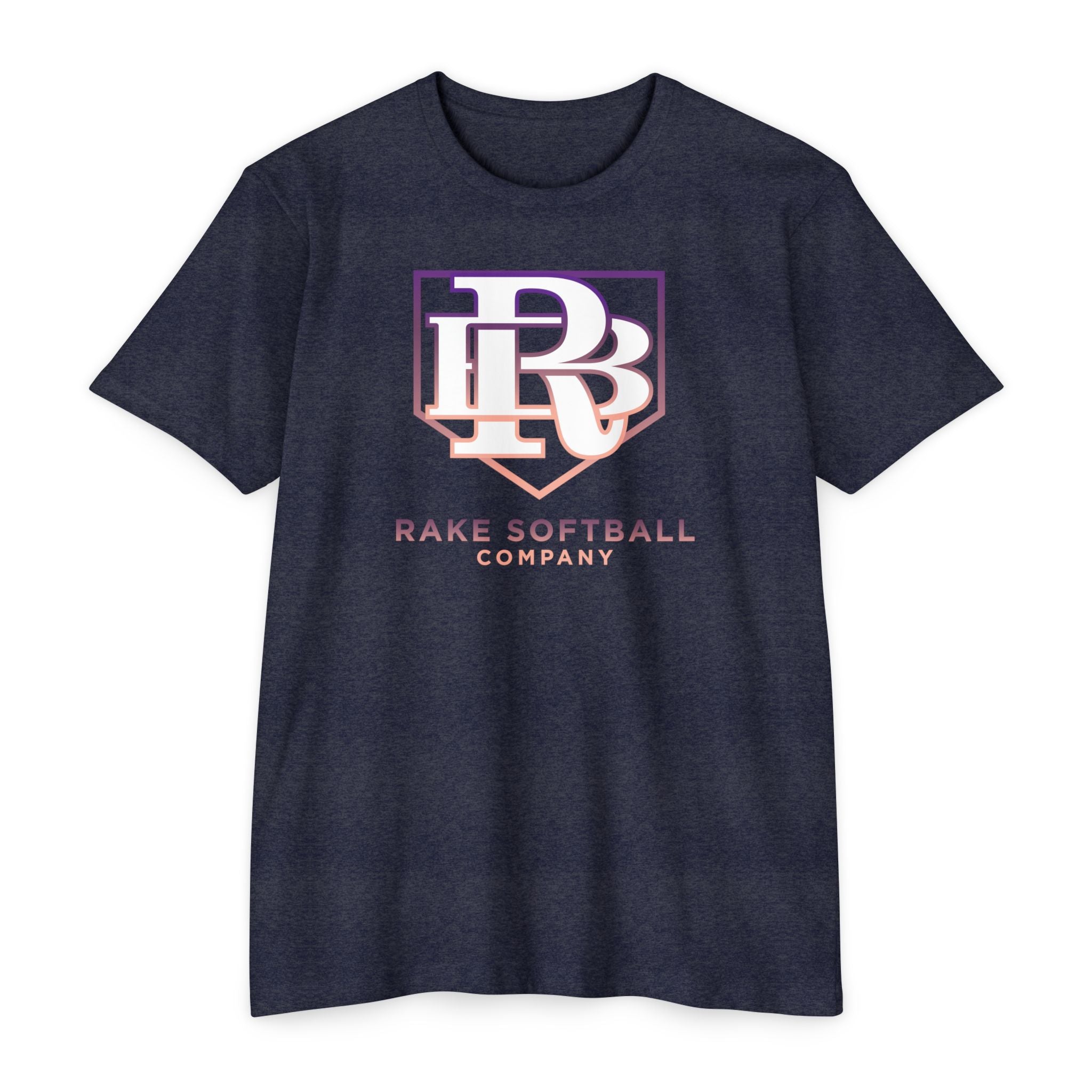 RB Homeplate Softball Tee - Rake Baseball Company - RAKE BASEBALL | BASEBALL T-SHIRT | BASEBALL CLOTHING | GOOD VIBES ONLY