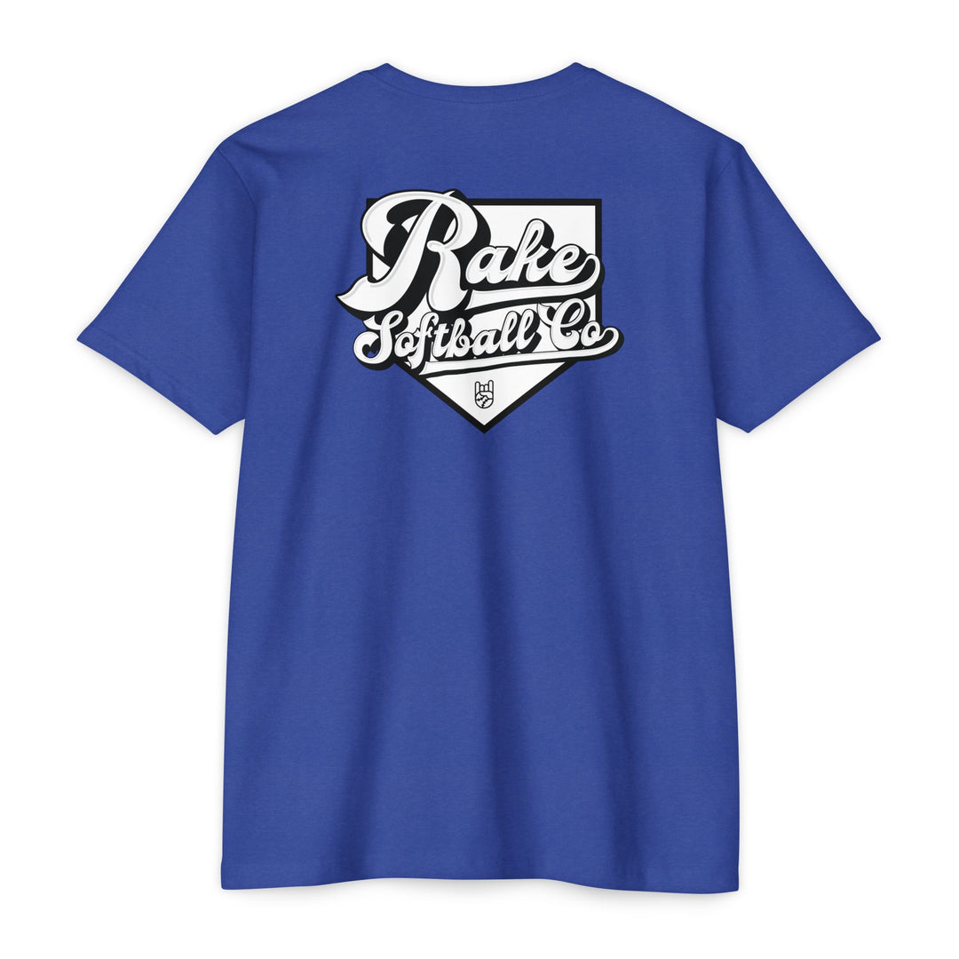 Rake Softball Co. Tee - Rake Baseball Company - RAKE BASEBALL | BASEBALL T-SHIRT | BASEBALL CLOTHING | GOOD VIBES ONLY