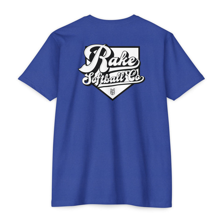 Rake Softball Co. Tee - Rake Baseball Company - RAKE BASEBALL | BASEBALL T-SHIRT | BASEBALL CLOTHING | GOOD VIBES ONLY