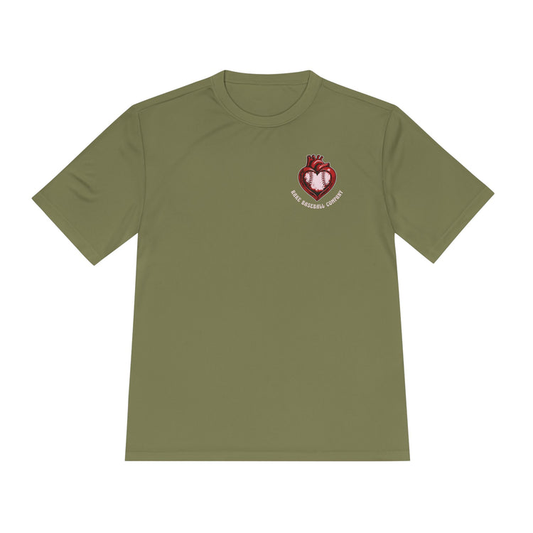 True Amor Baseball Dry Fit Tee - Rake Baseball Company - RAKE BASEBALL | BASEBALL T-SHIRT | BASEBALL CLOTHING | GOOD VIBES ONLY