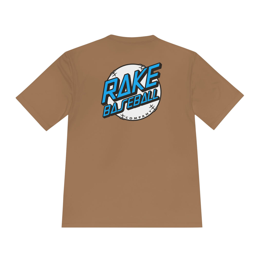 Rake Dot Dry Fit Tee - Rake Baseball Company - RAKE BASEBALL | BASEBALL T-SHIRT | BASEBALL CLOTHING | GOOD VIBES ONLY