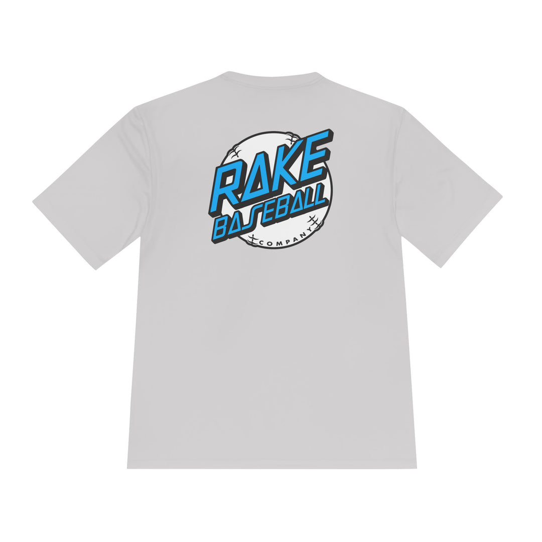 Rake Dot Dry Fit Tee - Rake Baseball Company - RAKE BASEBALL | BASEBALL T-SHIRT | BASEBALL CLOTHING | GOOD VIBES ONLY