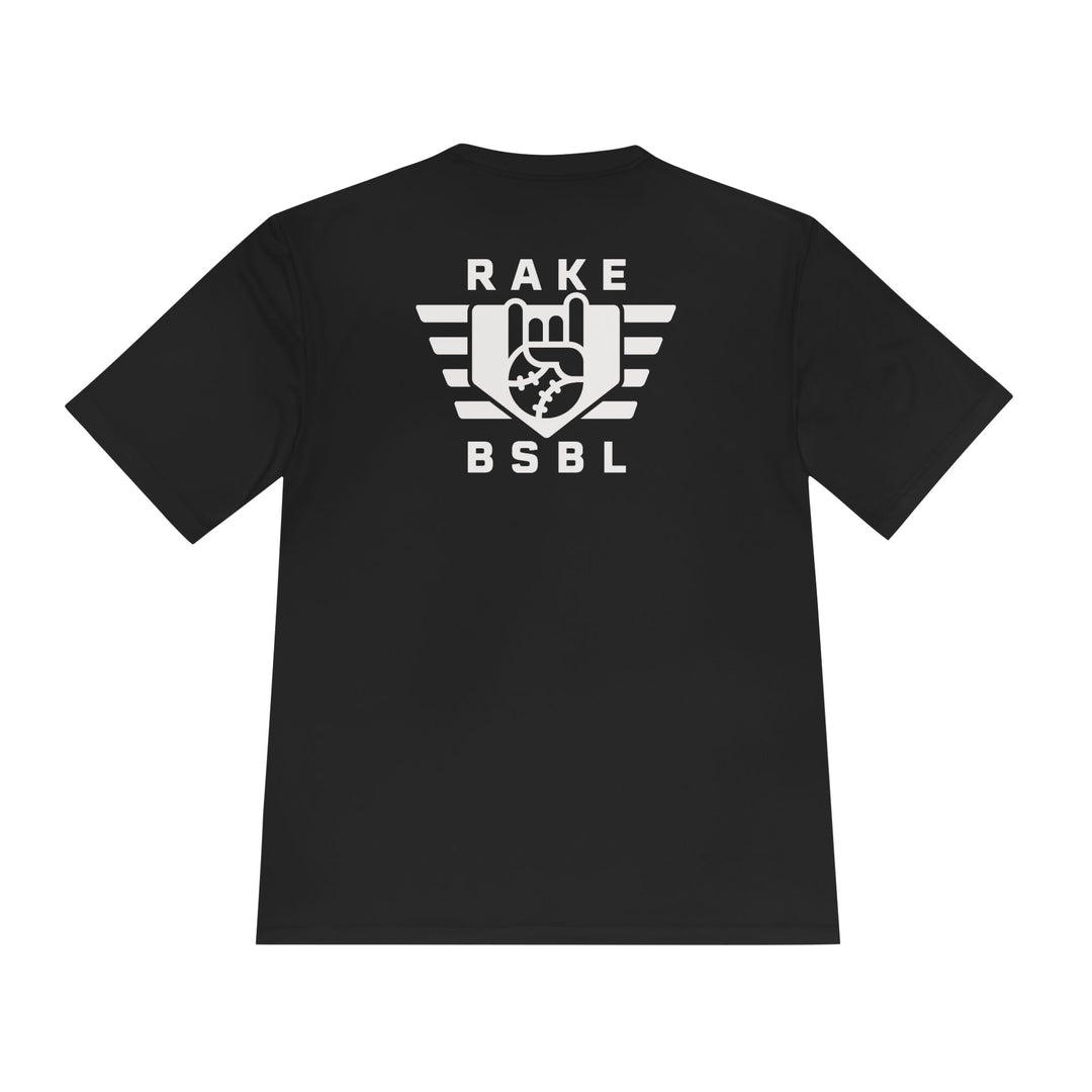 Rake Flag Dry Fit Tee - Rake Baseball Company - RAKE BASEBALL | BASEBALL T-SHIRT | BASEBALL CLOTHING | GOOD VIBES ONLY