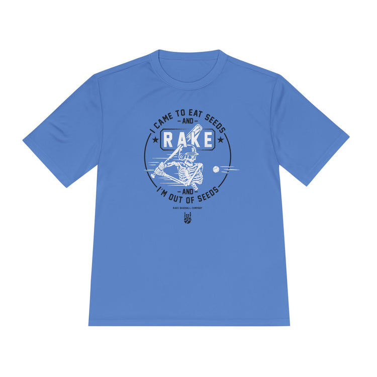 Rake Seed Dry Fit Tee - Rake Baseball Company - RAKE BASEBALL | BASEBALL T-SHIRT | BASEBALL CLOTHING | GOOD VIBES ONLY