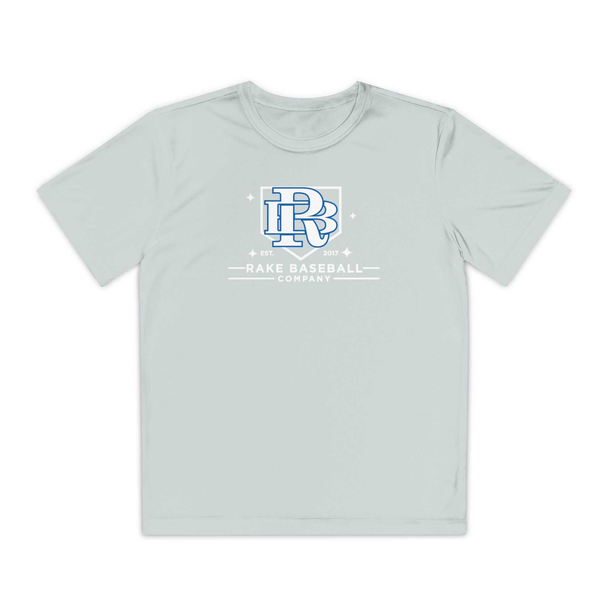 Kids Rake Baseball Homeplate Tee Dry Fit Tee - Rake Baseball Company - RAKE BASEBALL | BASEBALL T-SHIRT | BASEBALL CLOTHING | GOOD VIBES ONLY