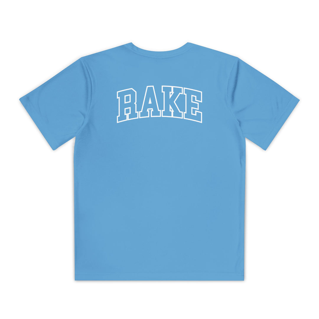 Kids Rockin' Rake Dry Fit Tee - Rake Baseball Company - RAKE BASEBALL | BASEBALL T-SHIRT | BASEBALL CLOTHING | GOOD VIBES ONLY
