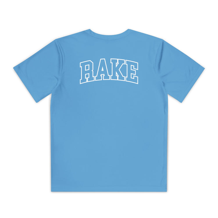 Kids Rockin' Rake Dry Fit Tee - Rake Baseball Company - RAKE BASEBALL | BASEBALL T-SHIRT | BASEBALL CLOTHING | GOOD VIBES ONLY
