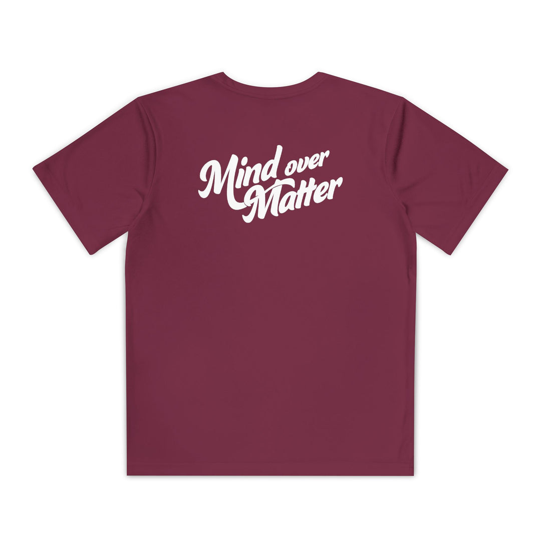 Kids Mind Over Matter Dry Fit Tee - Rake Baseball Company - RAKE BASEBALL | BASEBALL T-SHIRT | BASEBALL CLOTHING | GOOD VIBES ONLY