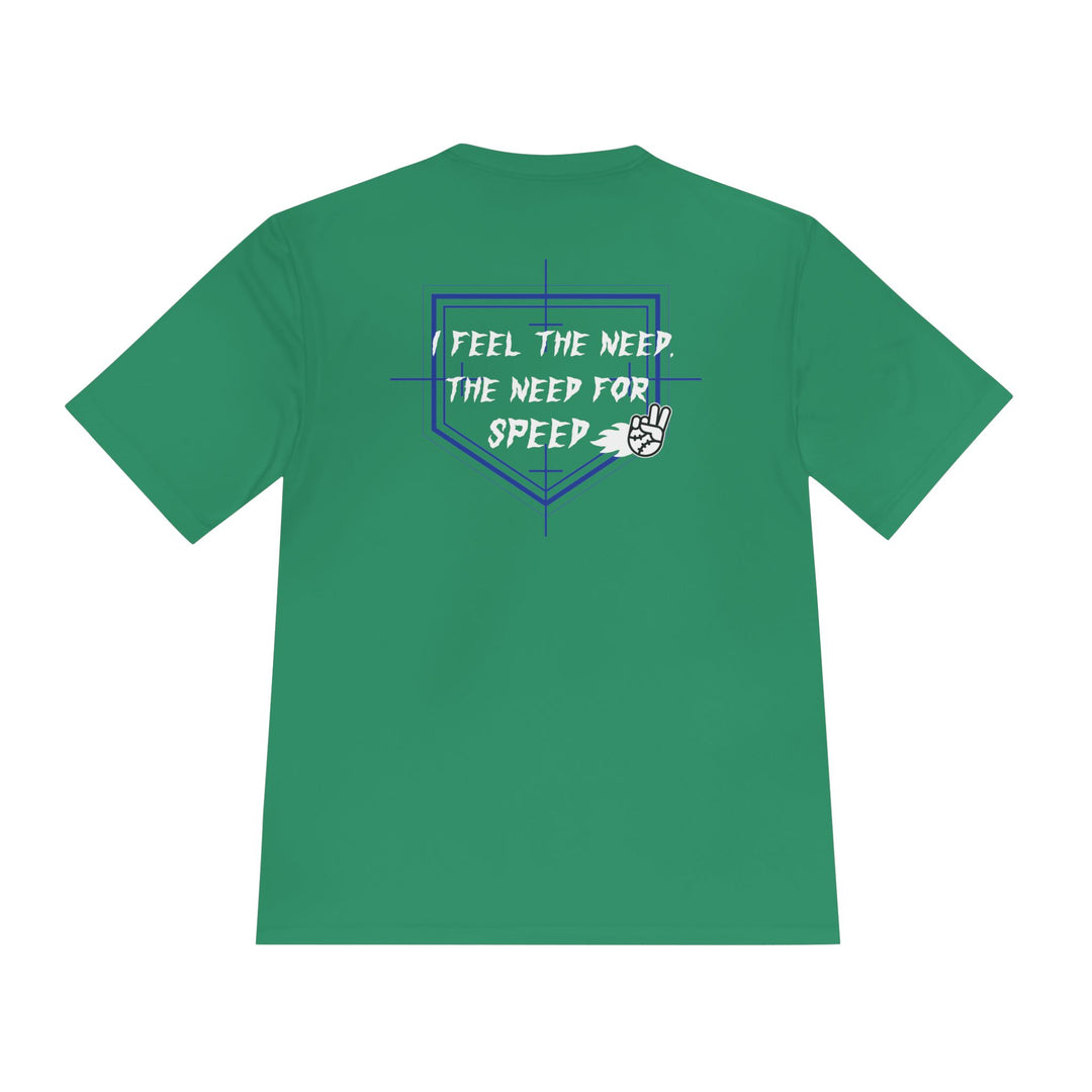 Rake Need For Speed Tee Dry Fit Tee - Rake Baseball Company - RAKE BASEBALL | BASEBALL T-SHIRT | BASEBALL CLOTHING | GOOD VIBES ONLY
