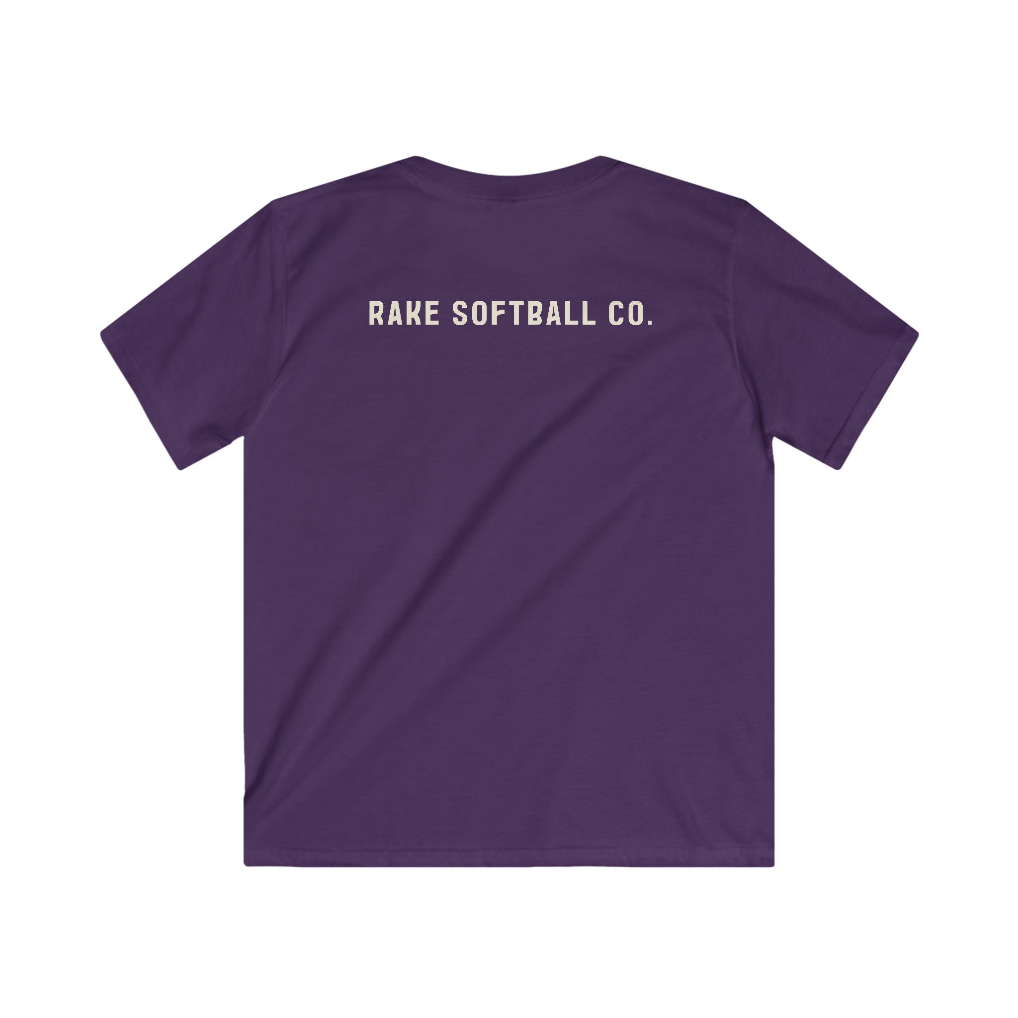 Kids Built To Rake Softball Tee - Rake Baseball Company - RAKE BASEBALL | BASEBALL T-SHIRT | BASEBALL CLOTHING | GOOD VIBES ONLY