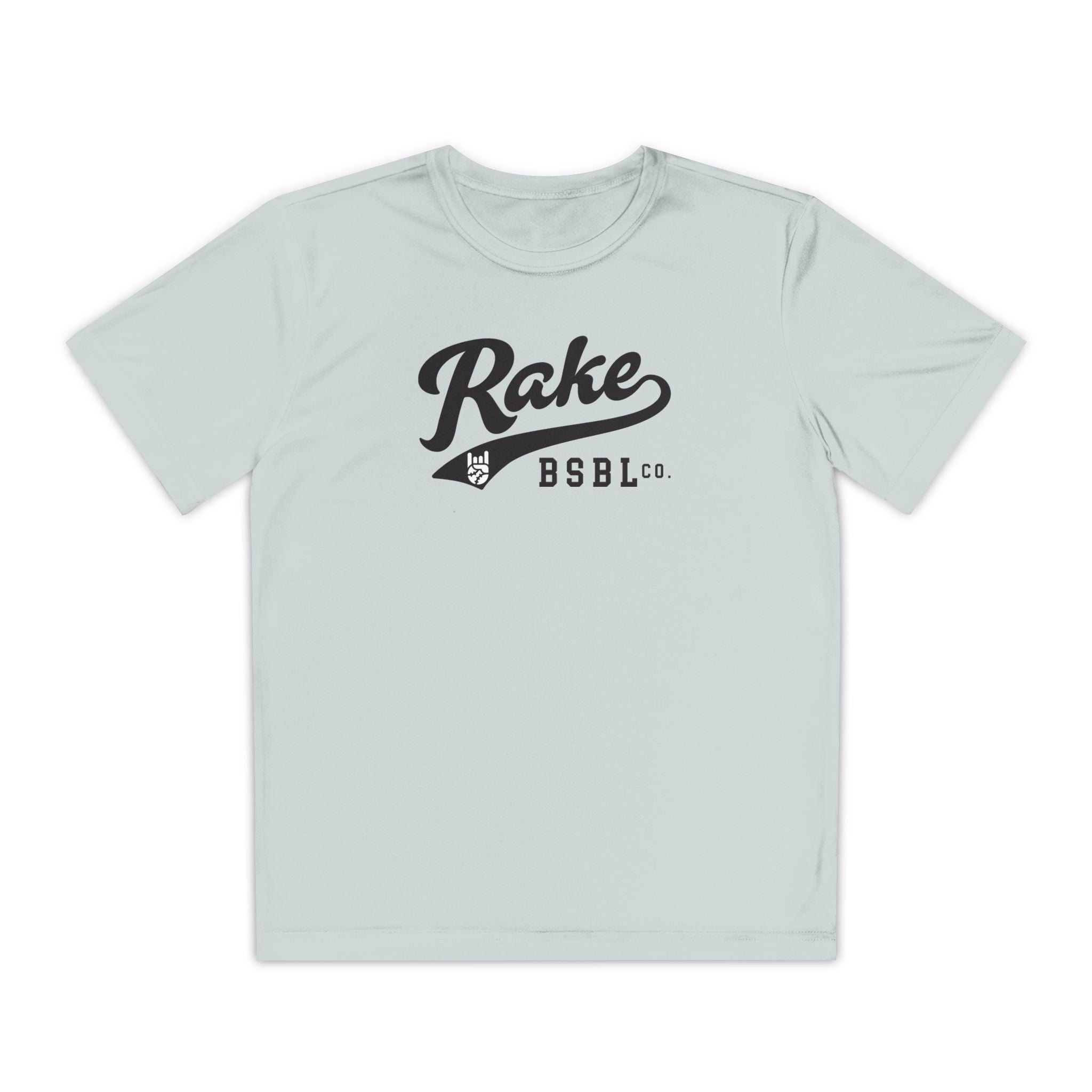 Kids Rake Script Dry Fit Tee - Rake Baseball Company - RAKE BASEBALL | BASEBALL T-SHIRT | BASEBALL CLOTHING | GOOD VIBES ONLY