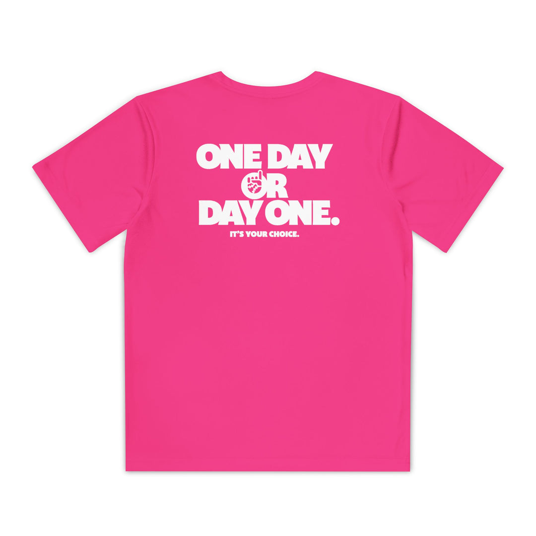 Kids One Day or Day One Dry Fit Tee - Rake Baseball Company - RAKE BASEBALL | BASEBALL T-SHIRT | BASEBALL CLOTHING | GOOD VIBES ONLY