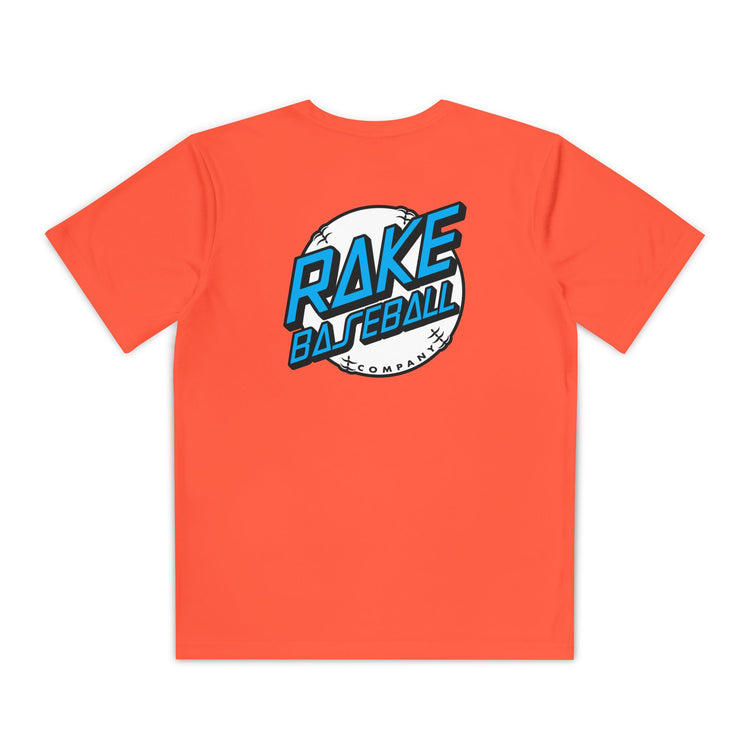 Kids Rake Dot Dry Fit Tee - Rake Baseball Company - RAKE BASEBALL | BASEBALL T-SHIRT | BASEBALL CLOTHING | GOOD VIBES ONLY