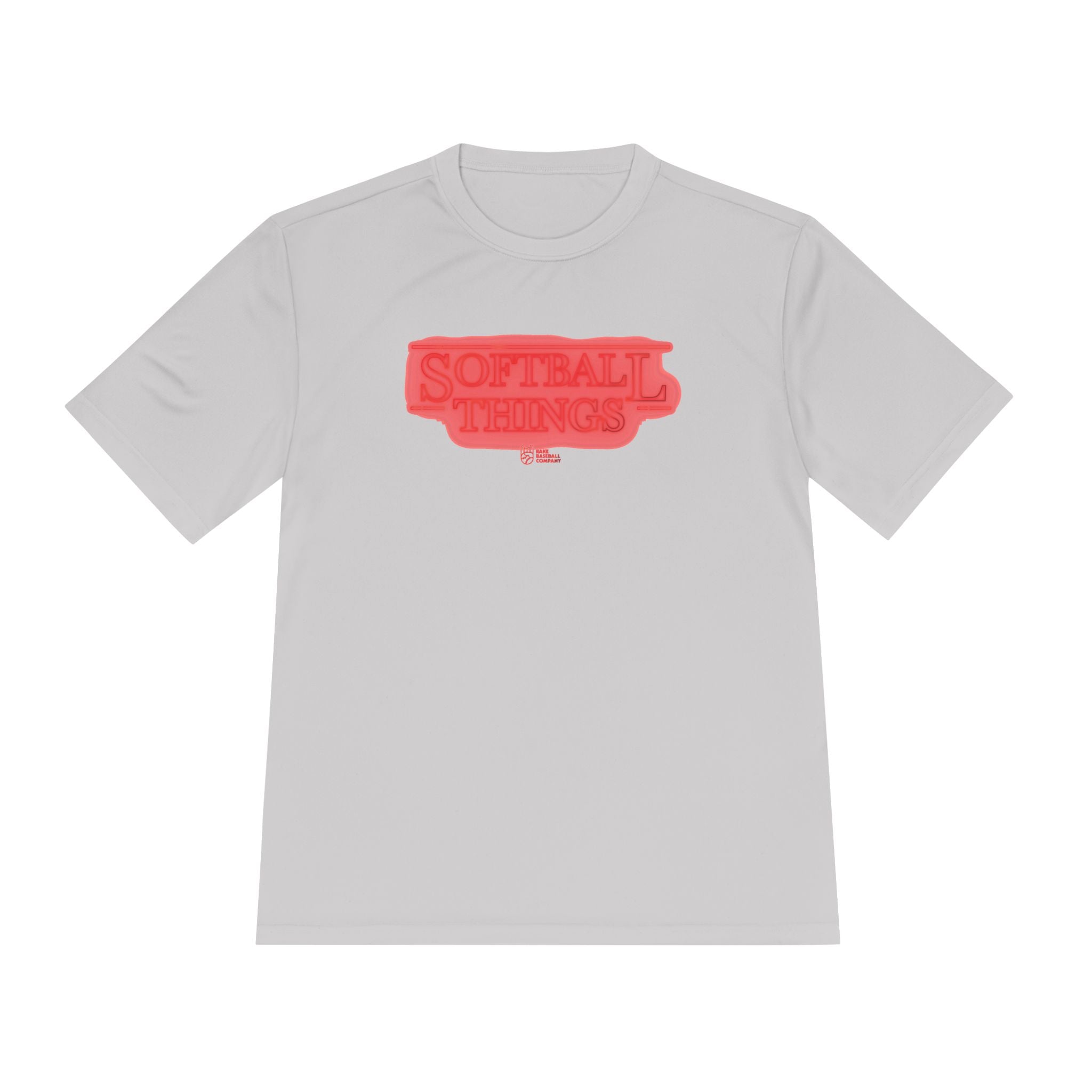 Softball Things Dry Fit Tee - Rake Baseball Company - RAKE BASEBALL | BASEBALL T-SHIRT | BASEBALL CLOTHING | GOOD VIBES ONLY