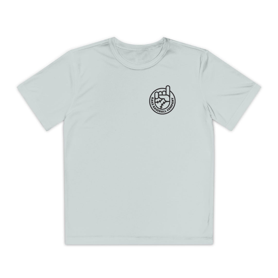 Kids One Day or Day One Dry Fit Tee - Rake Baseball Company - RAKE BASEBALL | BASEBALL T-SHIRT | BASEBALL CLOTHING | GOOD VIBES ONLY