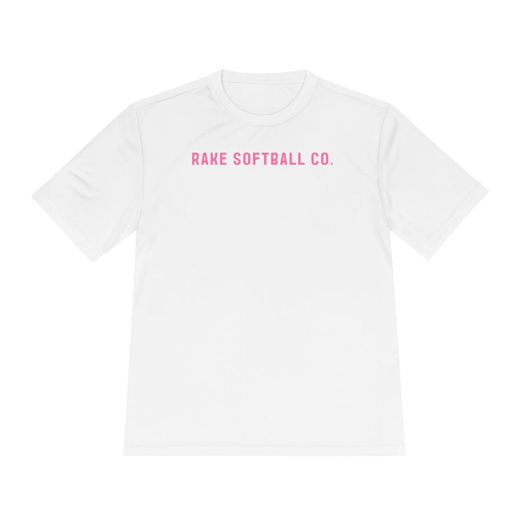 Rake Softball Company Dry Fit Tee - Rake Baseball Company - RAKE BASEBALL | BASEBALL T-SHIRT | BASEBALL CLOTHING | GOOD VIBES ONLY