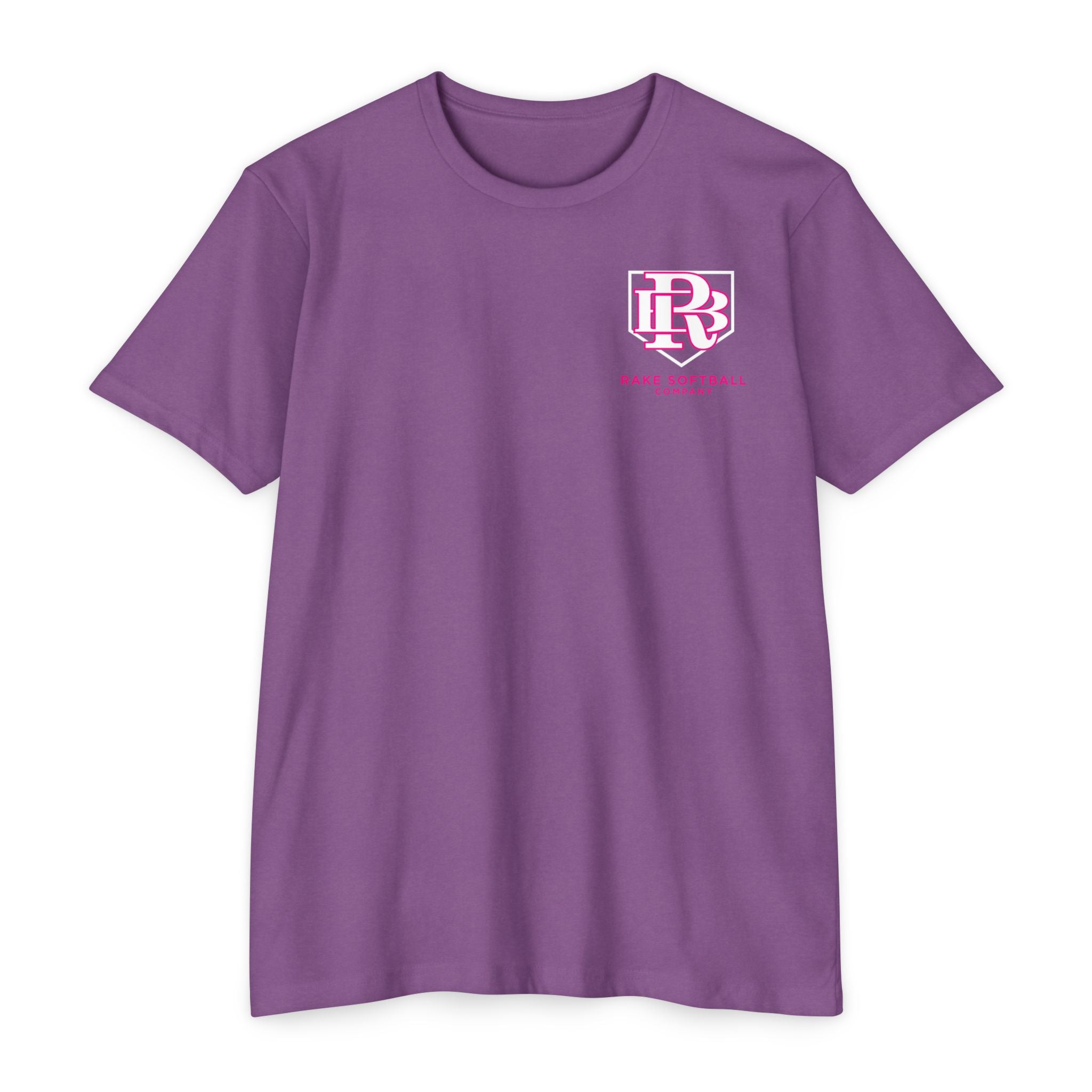 RB Homeplate Softball Tee - Rake Baseball Company - RAKE BASEBALL | BASEBALL T-SHIRT | BASEBALL CLOTHING | GOOD VIBES ONLY