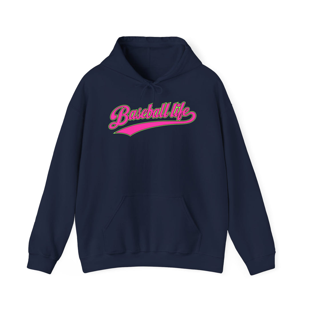 Baseball Life Pink Edition Hoodie