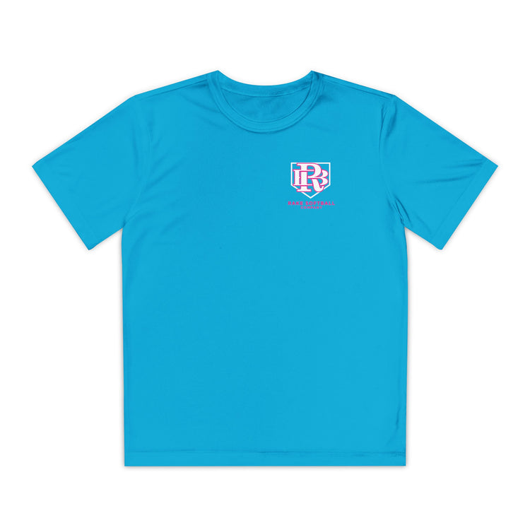 Kids RB Homeplate Softball Dry Fit Tee - Rake Baseball Company - RAKE BASEBALL | BASEBALL T-SHIRT | BASEBALL CLOTHING | GOOD VIBES ONLY